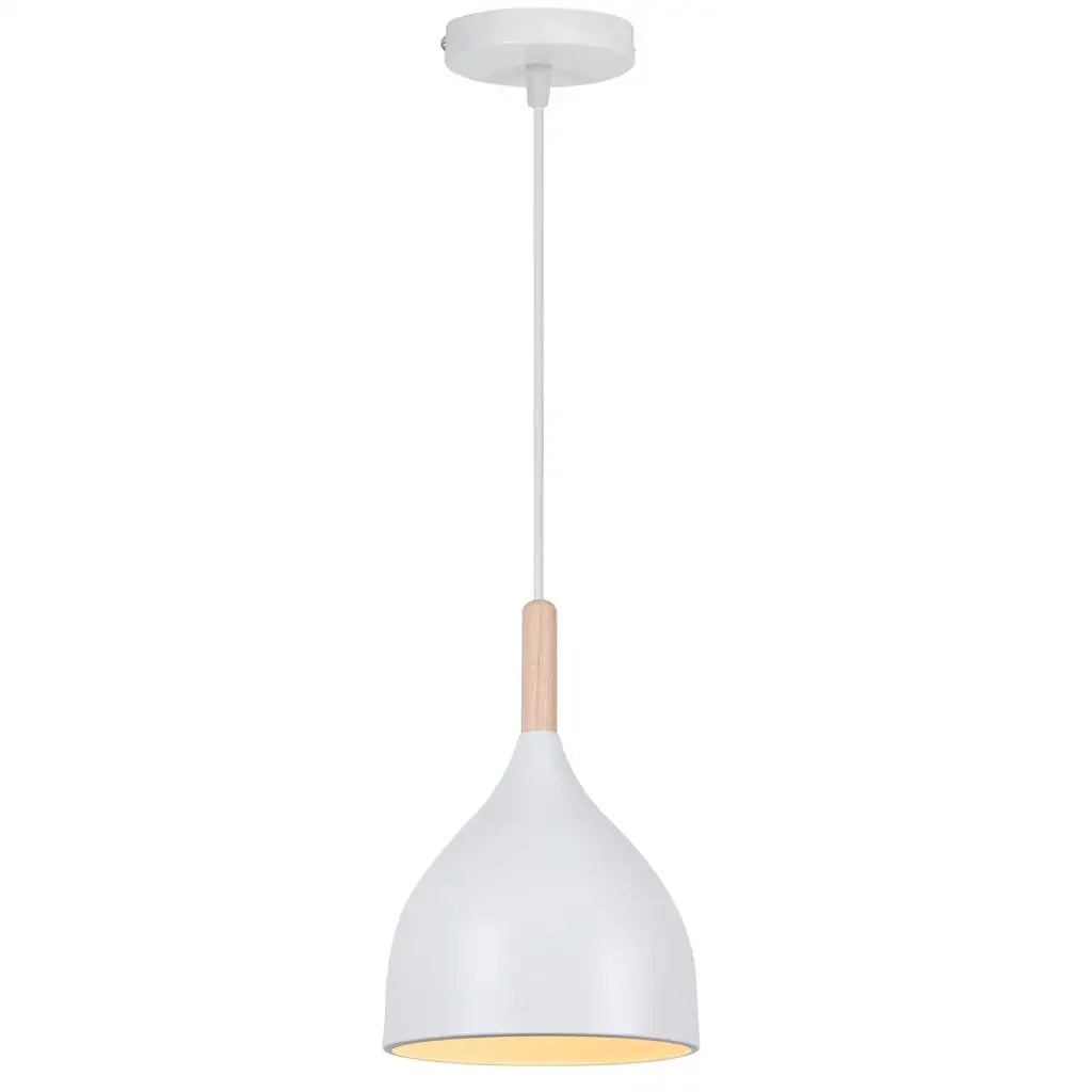 Modern Wood Pendant Light for Home, Kitchen, and Living Room