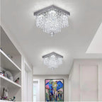 Crystal Square Ceiling Lamp For Home Lighting Decor