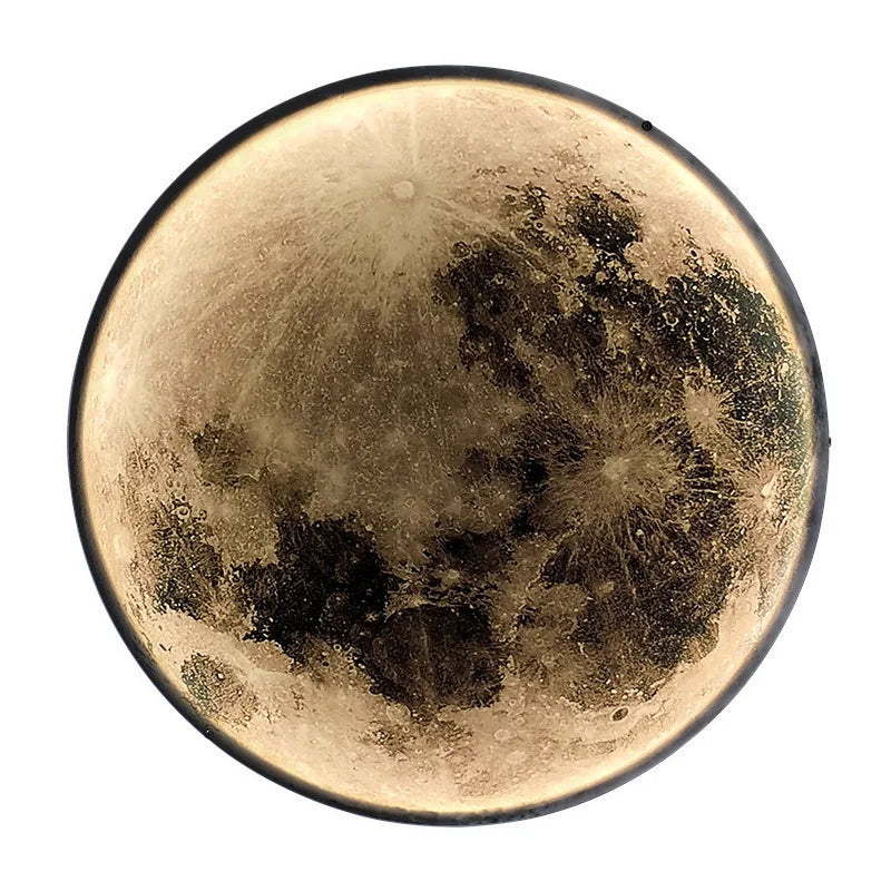 Moon LED Wall Lamps: Modern Indoor Lighting for Bedroom, Living Room, Hall Decoration.