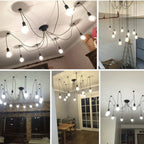 Spider Pendant Lights: Vintage Industrial Hanging Chandelier for Bar, Cafe Decor