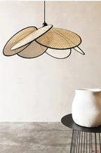 Nordic Bamboo Leaf Chandelier for Living Room and Kitchen