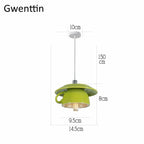 Ceramic Cup Pendant Lights Ceiling Chandeliers Modern Hanging Lamp