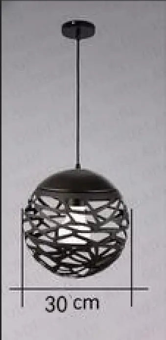 Kelly Pendant Lamp: Vintage Ball Light Chandelier for Industrial Home Decor