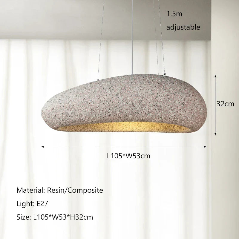 Nordic Wabi-Sabi LED Pendant Lights for Home Decor and Dining Room