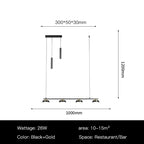 Neutral Light Dining Room Chandelier: Black Ceiling Pendant for Kitchen Table