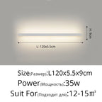 Acrylic LED Wall Lamps with Hooks for Bedroom Shelves & Background Wall Decor