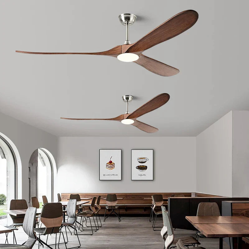 Retro Large Ceiling Fan With Lights And Control.