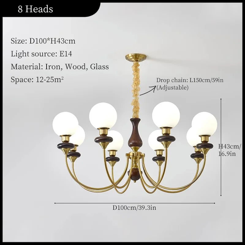 Modern Nordic Chandelier for Living Room, Bedroom, Kitchen, Hotel Decor LED Light