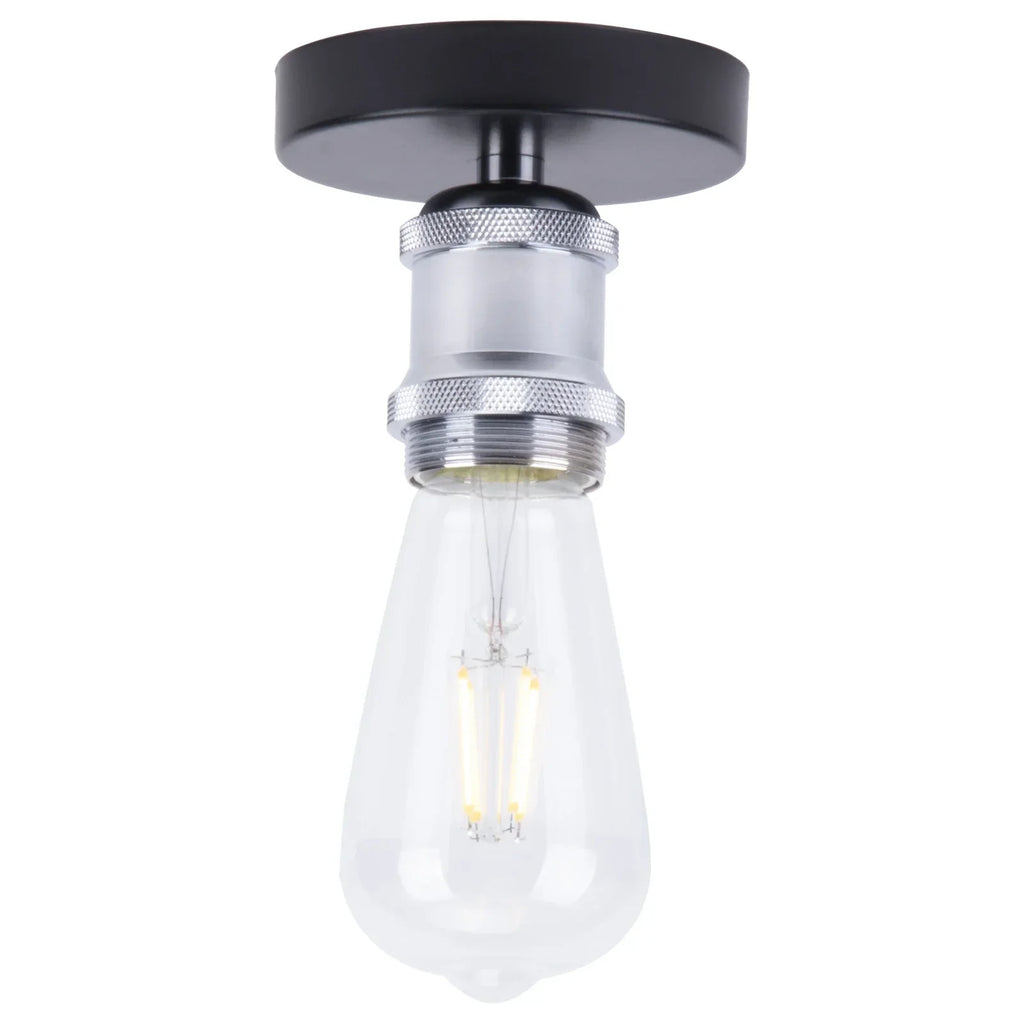 Retro Industrial Ceiling Light: Vintage LED E27 Wall Lamp for Home Living Room