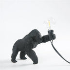 Nordic King Kong Resin Floor Lamp: Modern, Customizable LED Animal Light