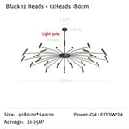 LED Ceiling Chandelier Nordic Living Dining Room Bedroom Lighting Fixture