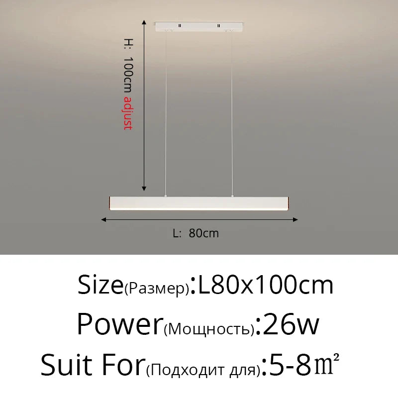 Nordic Minimalist LED Chandelier: Modern Aluminum Copper Pendant Lamp for Home Decor