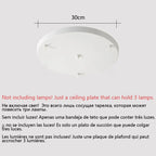 Nordic Macaron LED Pendant Light Fixtures Industrial Kitchen Luminarias