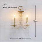 Crystal Chandelier: Luxury Hanging Lamp for Romantic Indoor Decor