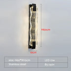 Crystal LED Wall Sconce: Luxury Gold Light Fixture for Home Decor