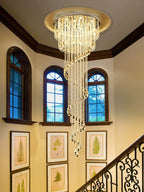 Luxury Crystal Chandelier for Living Room LED Lighting