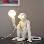 Monkey Resin LED Pendant Chandelier for Nordic Home Decor & Bedroom Lighting