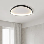 Nordic LED Ceiling Chandelier, Dimmable Black Stone Design for Living Room and Bedroom