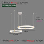 Simple Modern LED Chandelier - Luxury Nordic Design for Living Room, Bedroom, and Restaurant