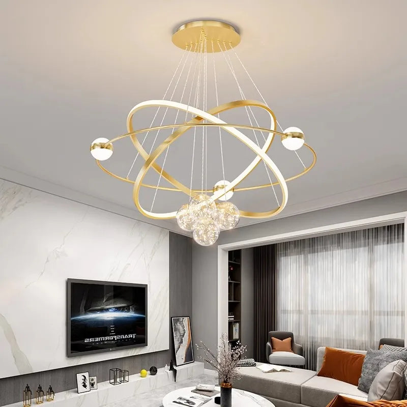 Modern LED Chandeliers for Living and Dining Room Lighting