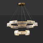 Crystal Pendant Light for Modern Luxury Living, Dining, or Kitchen Decor