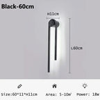 U-Shaped Wall Lamp: Industrial Black Gold Lighting for Home Decor