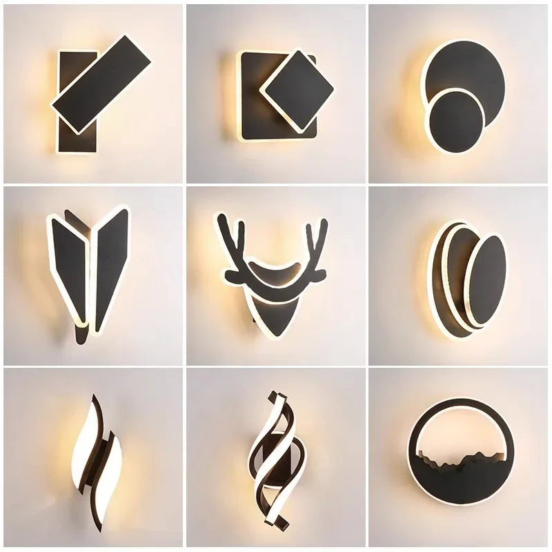 Minimalist Rotating Wall Sconce for Bedroom, Living Room, and Aisle