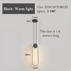 Modern Nordic Circle Lamp Bar Restaurant Chandelier Luxury Home Decor