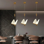 Luxury LED Butterfly Pendant Chandelier: Modern Nordic Hanging Lamp
