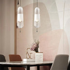 Modern Glass LED Pendant Lights for Dining Room Bedroom Kitchen.