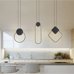 Modern Nordic Circle Lamp Bar Restaurant Chandelier Luxury Home Decor