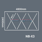 Hexagon Honeycomb LED Garage Ceiling Light