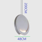 Scandinavian Moon Crescent Chandelier, Minimalist Kitchen Island Pendant Lamp