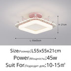 Kids' Room Ceiling Light in Gold Pink Blue for Bedroom and Living Room