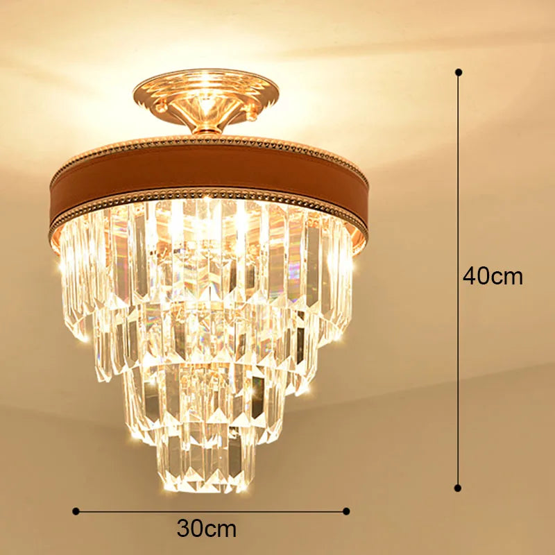 Crystal LED Ceiling Chandelier for Home Decor