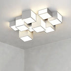 Square LED Chandeliers: Modern Home Indoor Lighting Fixtures for Living, Bedroom, Dining Room
