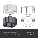 Crystal LED Chandelier: Modern Luxury Dining Room Kitchen Lighting Fixtures