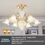 Modern Light Luxury Living Room Chandelier Elegant Dining Bedroom Lamp