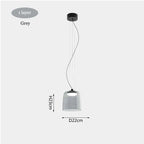 Nordic Glass Chandelier: Modern Ceiling Pendant Lights for Living and Dining Room