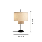 Margin Pendant Lamp Linen Lampshade for Living Room Bedroom Restaurant Hotel Loft