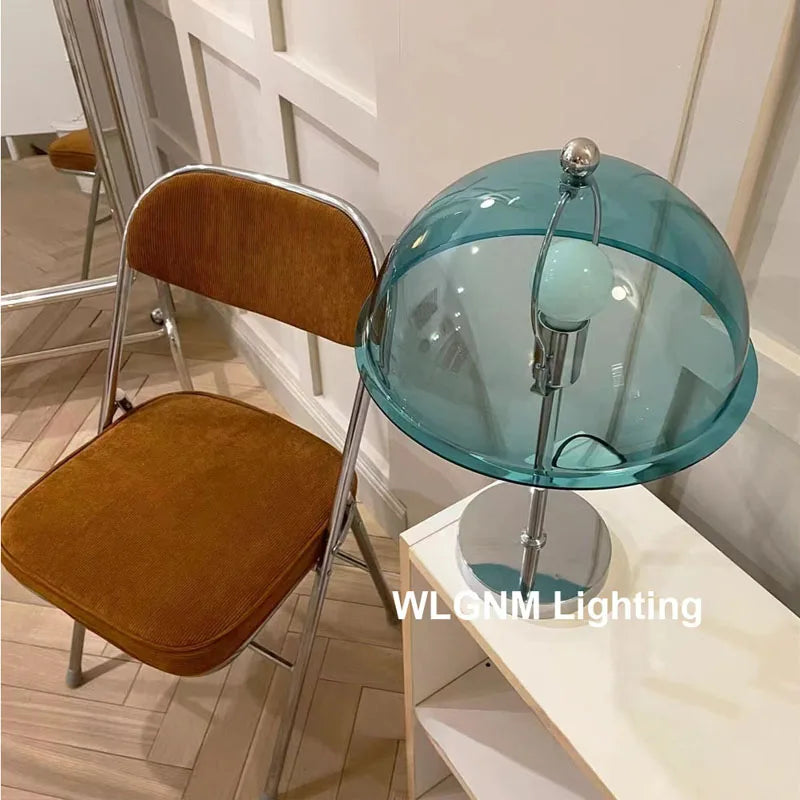 Bauhaus Mushroom Table Lamp, Modern Acrylic LED Night Light