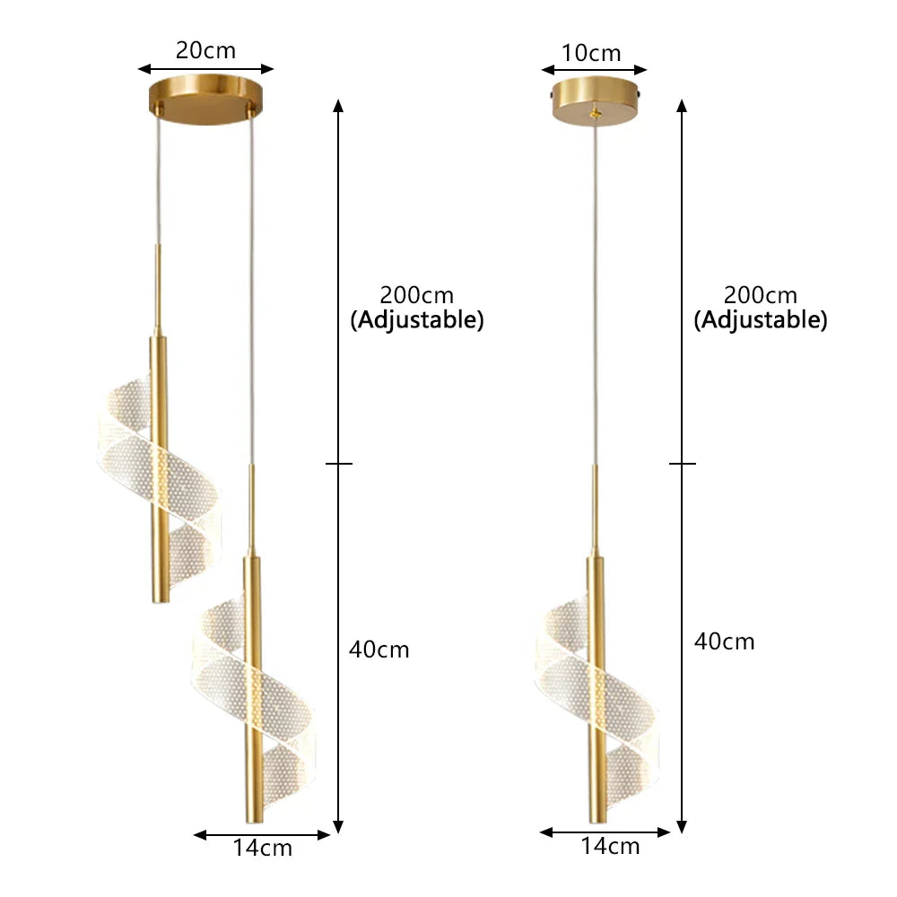 Nordic LED Pendant Lights Indoor Lighting Modern Decor Hanging Lamp