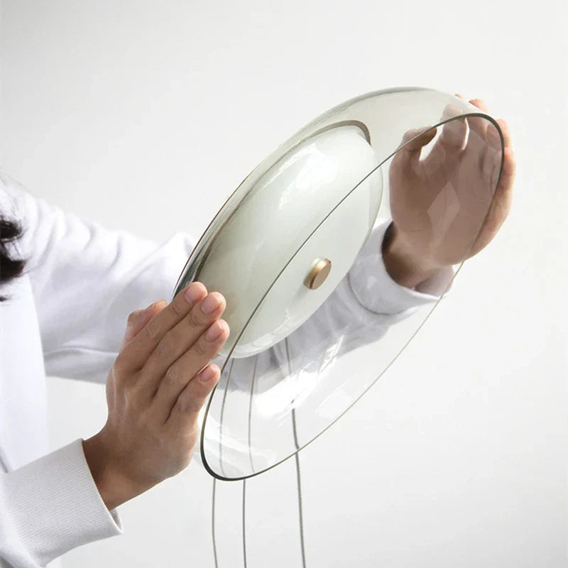 Nordic Glass Pendant Lamp for Modern Living Spaces