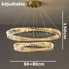 Crystal Stainless Steel Ceiling Pendant Light for Luxurious Living