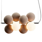 Flannelette Ball Chandelier: Modern Nordic Design for Stylish Interiors