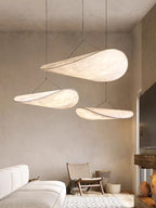 Silk Ceiling Pendant Chandeliers for Modern Minimalist Living Bedroom Decor
