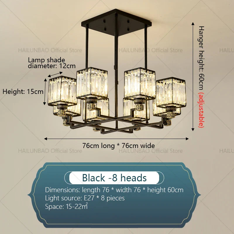 Crystal Chandelier: Modern, Luxe, & Chic for Living Room, Bedroom, Restaurant & Villa