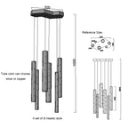 Modern Cylindrical LED Ceiling Chandelier for Home Decor Lighting