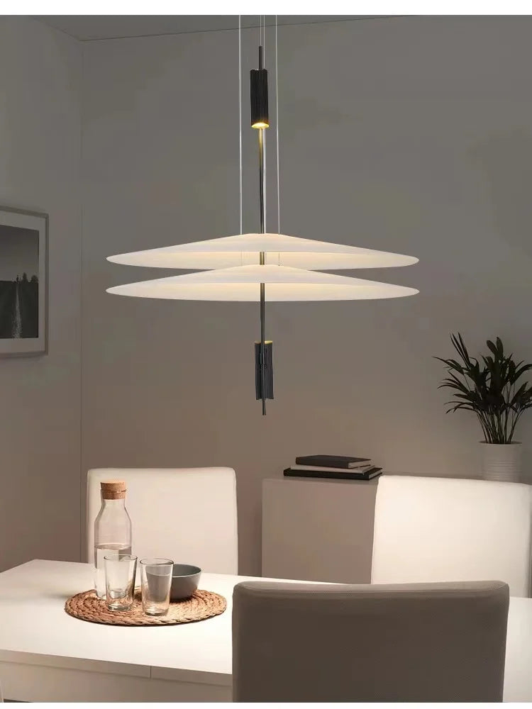 UFO LED Chandelier Pendant Light for Dining Living Room Bar - Modern Saucer Design