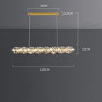 Elegant Crystal Pendant Chandelier for Modern Dining Rooms